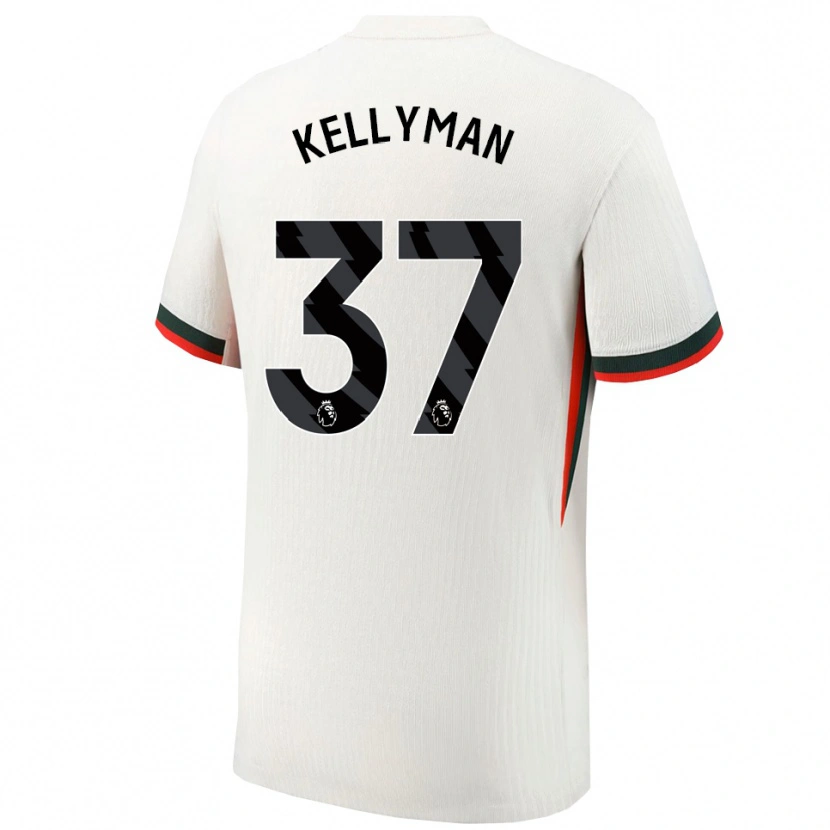 Danxen Kinder Omari Kellyman #37 Weiß Grün Auswärtstrikot Trikot 2025/26 T-Shirt Schweiz