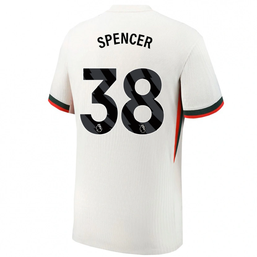 Danxen Kinder Becky Spencer #38 Weiß Grün Auswärtstrikot Trikot 2025/26 T-Shirt Schweiz