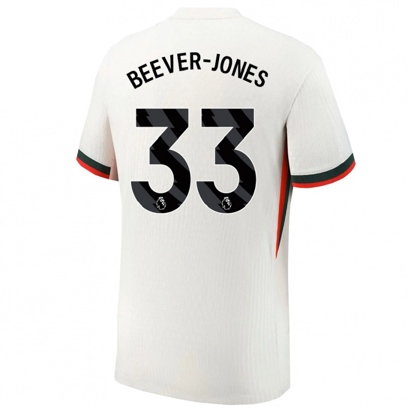 Danxen Kinder Aggie Beever-Jones #33 Weiß Grün Auswärtstrikot Trikot 2025/26 T-Shirt Schweiz