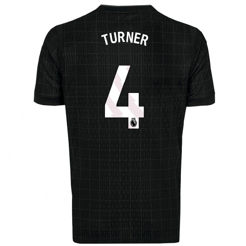 Danxen Kinder Amy Turner #4 Schwarz Grau Auswärtstrikot Trikot 2025/26 T-Shirt Schweiz