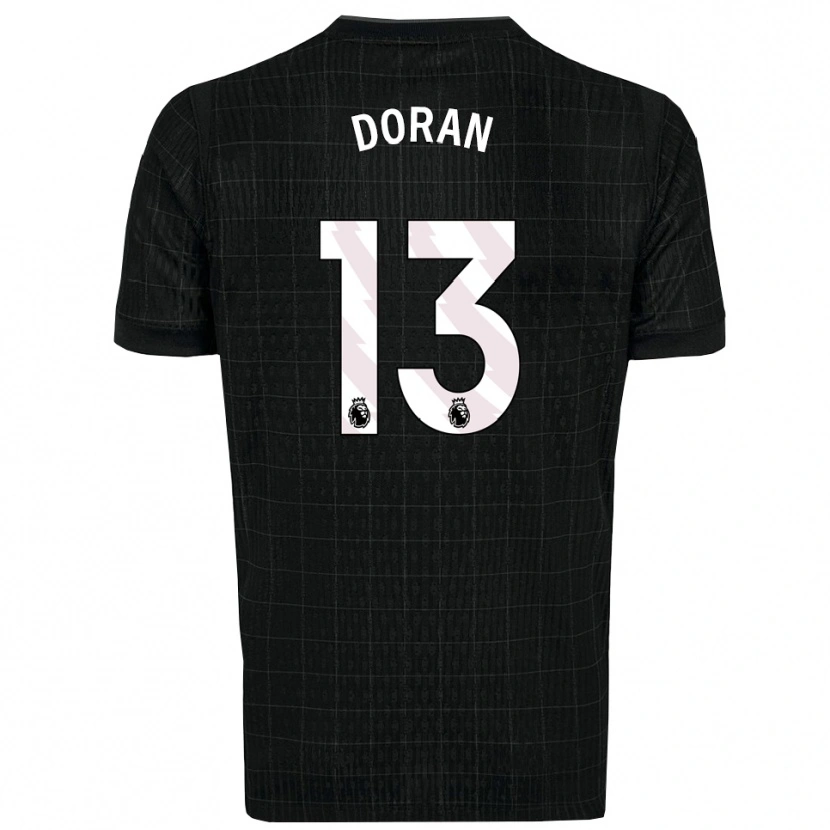 Danxen Kinder Farren Doran #13 Schwarz Grau Auswärtstrikot Trikot 2025/26 T-Shirt Schweiz