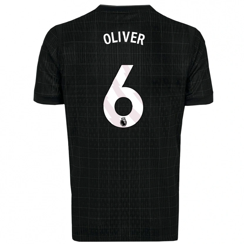 Danxen Kinder Dexter Oliver #6 Schwarz Grau Auswärtstrikot Trikot 2025/26 T-Shirt Schweiz