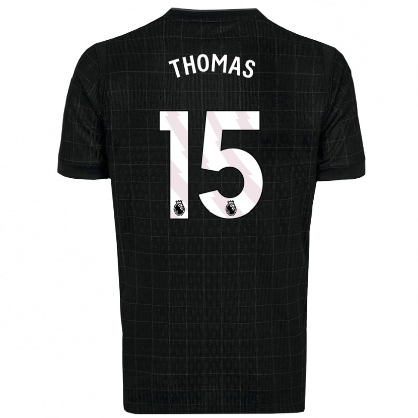 Danxen Kinder Cameron Thomas #15 Schwarz Grau Auswärtstrikot Trikot 2025/26 T-Shirt Schweiz