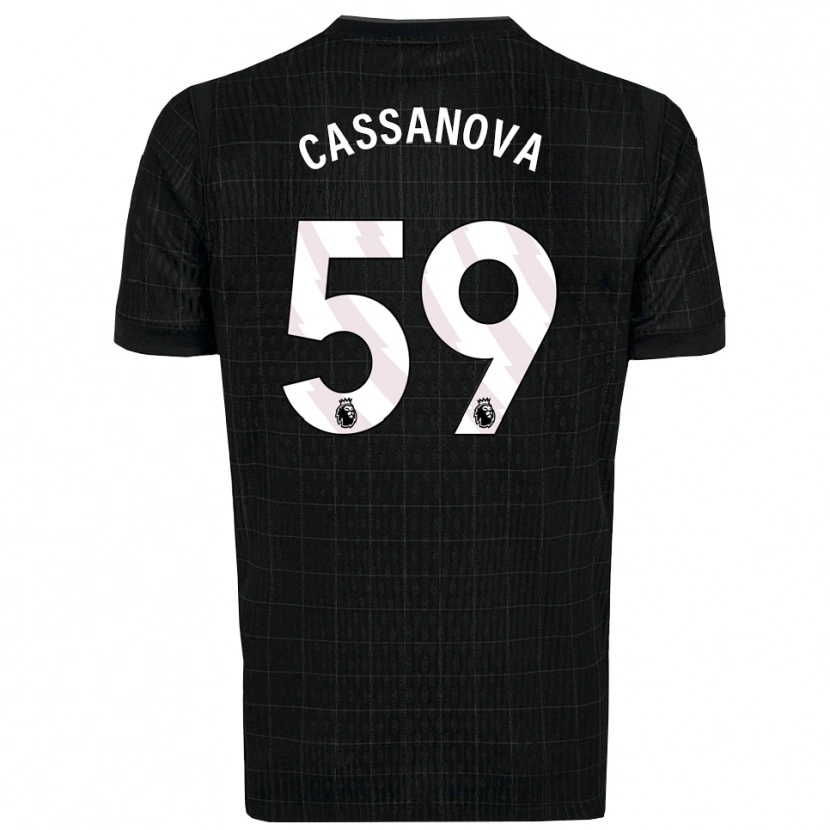 Danxen Kinder Dante Cassanova #59 Schwarz Grau Auswärtstrikot Trikot 2025/26 T-Shirt Schweiz