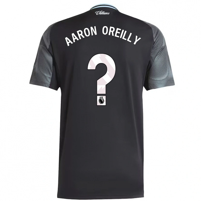 Danxen Kinder Aaron Oreilly #0 Schwarz Himmelblau Auswärtstrikot Trikot 2025/26 T-Shirt Schweiz