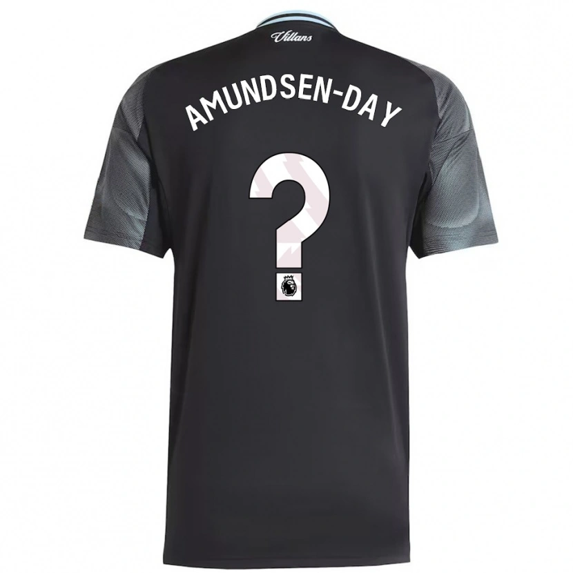 Danxen Kinder Ethan Amundsen-Day #0 Schwarz Himmelblau Auswärtstrikot Trikot 2025/26 T-Shirt Schweiz