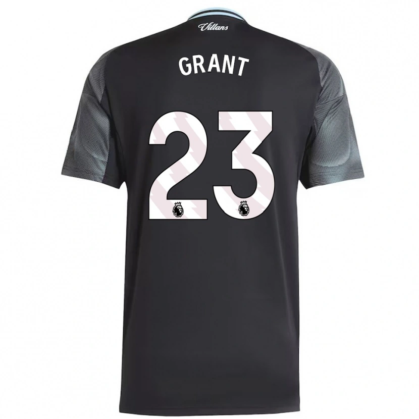 Danxen Kinder Chasity Grant #23 Schwarz Himmelblau Auswärtstrikot Trikot 2025/26 T-Shirt Schweiz