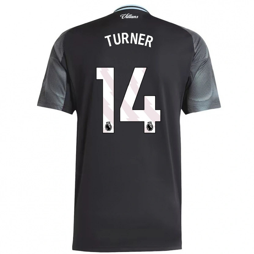 Danxen Kinder Danielle Turner #14 Schwarz Himmelblau Auswärtstrikot Trikot 2025/26 T-Shirt Schweiz