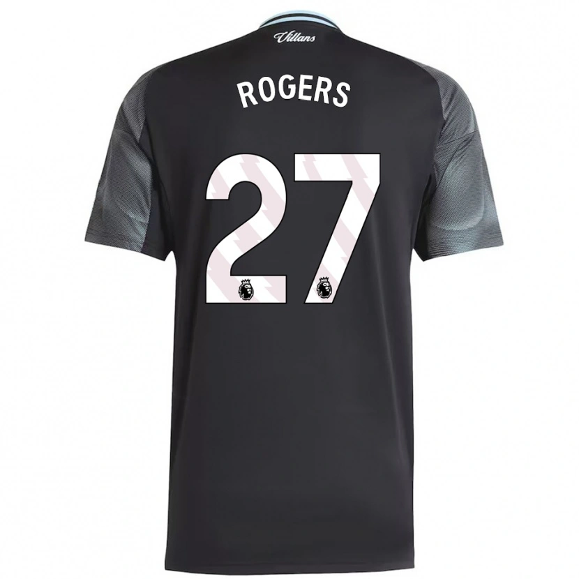Danxen Kinder Morgan Rogers #27 Schwarz Himmelblau Auswärtstrikot Trikot 2025/26 T-Shirt Schweiz