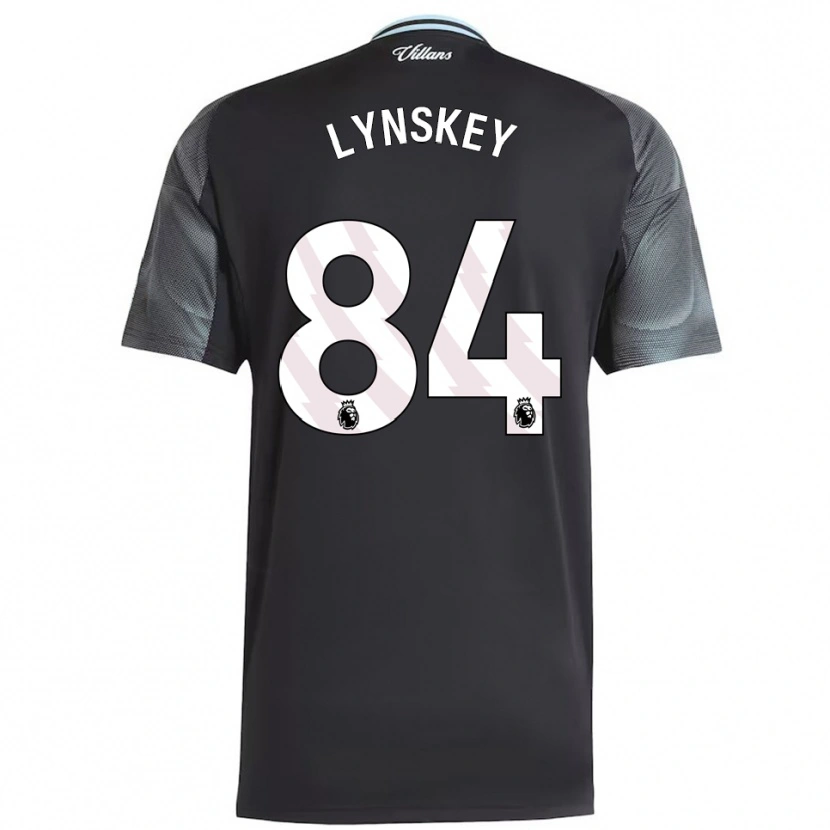 Danxen Kinder Alfie Lynskey #84 Schwarz Himmelblau Auswärtstrikot Trikot 2025/26 T-Shirt Schweiz