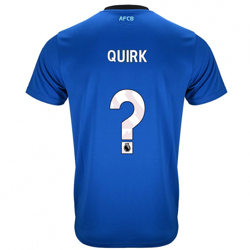 Danxen Kinder Sophie Quirk #0 Blau Schwarz Auswärtstrikot Trikot 2025/26 T-Shirt Schweiz