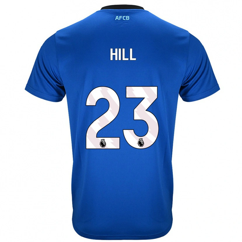 Danxen Kinder James Hill #23 Blau Schwarz Auswärtstrikot Trikot 2025/26 T-Shirt Schweiz