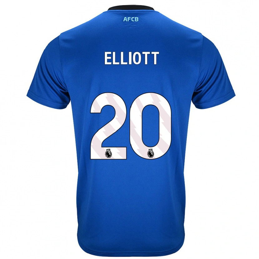 Danxen Kinder Kaitlyn Elliott #20 Blau Schwarz Auswärtstrikot Trikot 2025/26 T-Shirt Schweiz