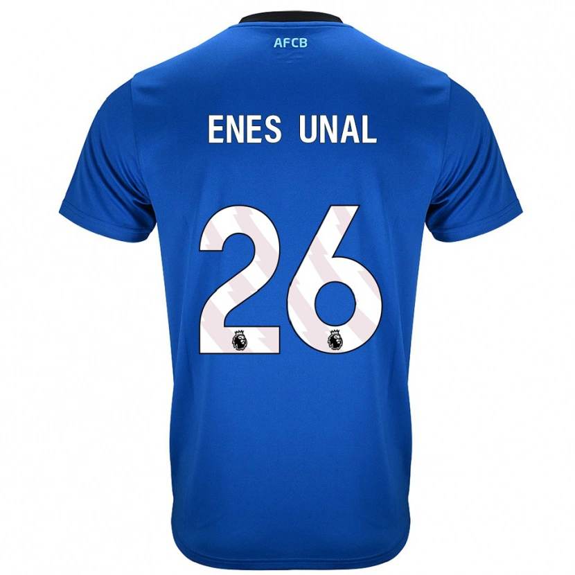 Danxen Kinder Enes Ünal #26 Blau Schwarz Auswärtstrikot Trikot 2025/26 T-Shirt Schweiz