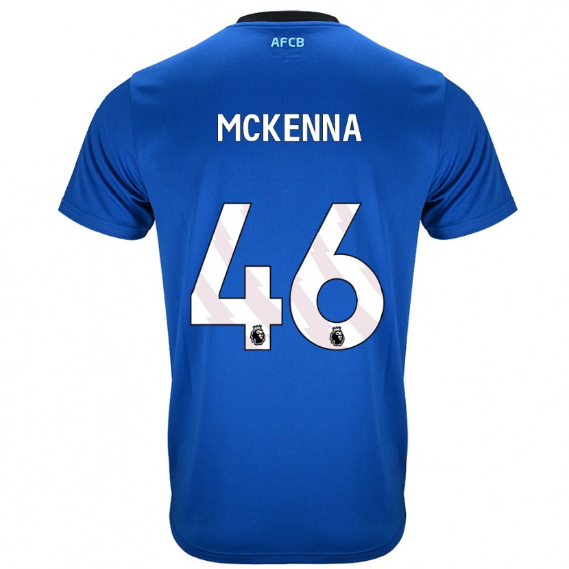 Danxen Kinder Callan Mckenna #46 Blau Schwarz Auswärtstrikot Trikot 2025/26 T-Shirt Schweiz