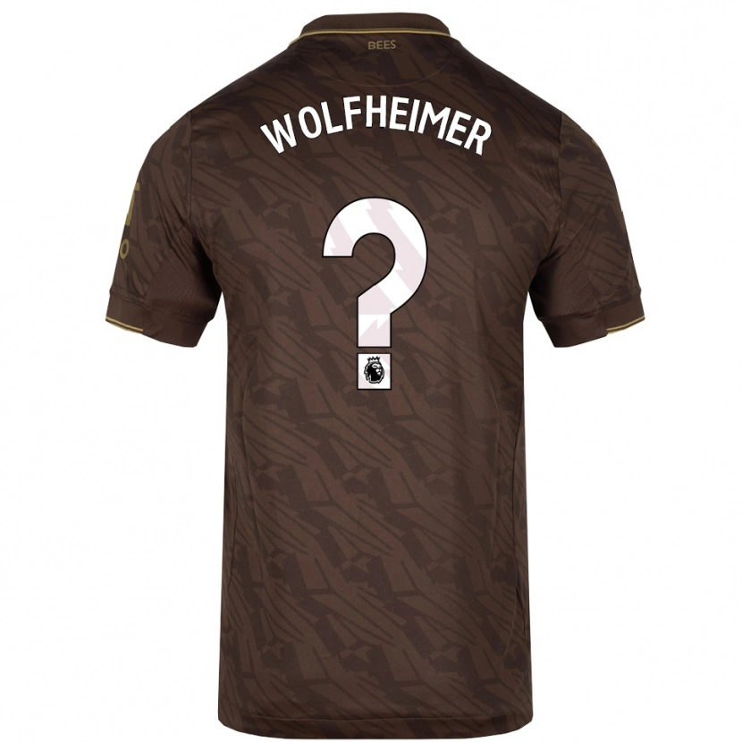 Danxen Kinder Connor Wolfheimer #0 Braun Gold Auswärtstrikot Trikot 2025/26 T-Shirt Schweiz