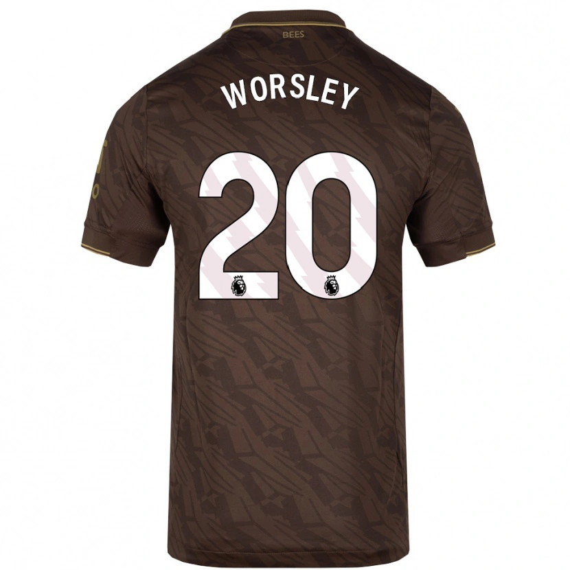 Danxen Kinder Freya Worsley #20 Braun Gold Auswärtstrikot Trikot 2025/26 T-Shirt Schweiz
