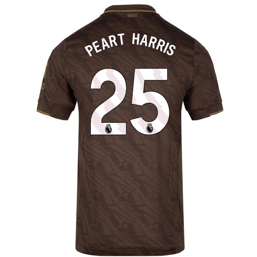Danxen Kinder Myles Peart-Harris #25 Braun Gold Auswärtstrikot Trikot 2025/26 T-Shirt Schweiz