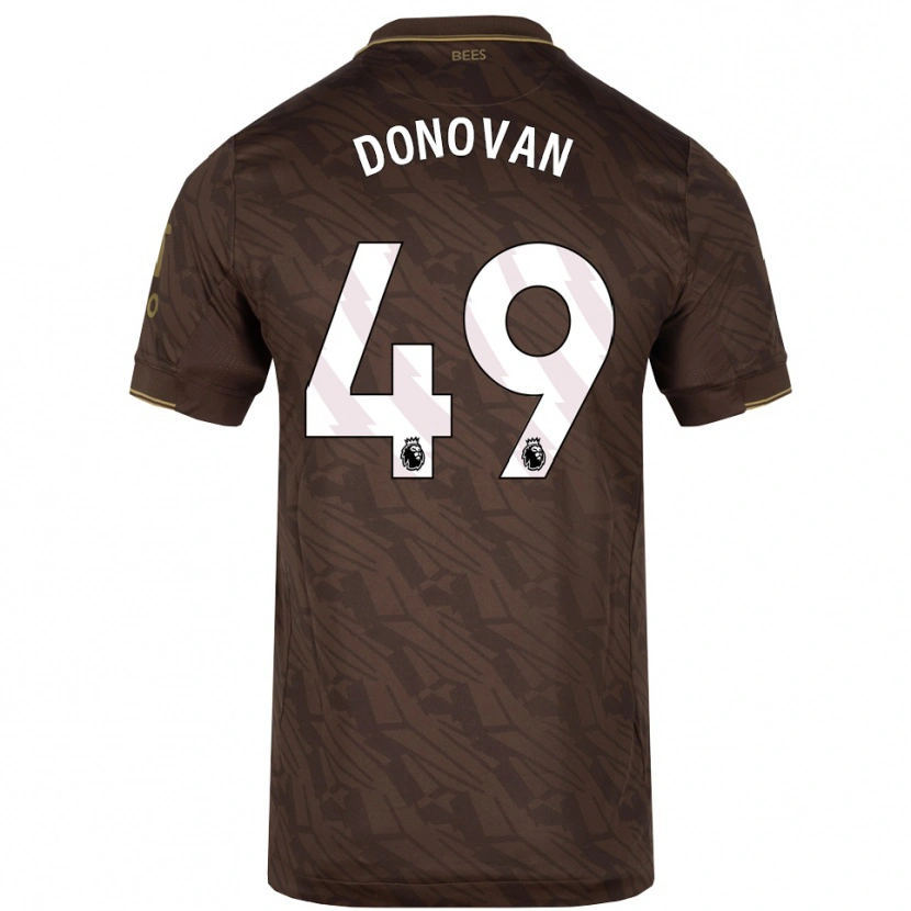Danxen Kinder Romelle Donovan #49 Braun Gold Auswärtstrikot Trikot 2025/26 T-Shirt Schweiz