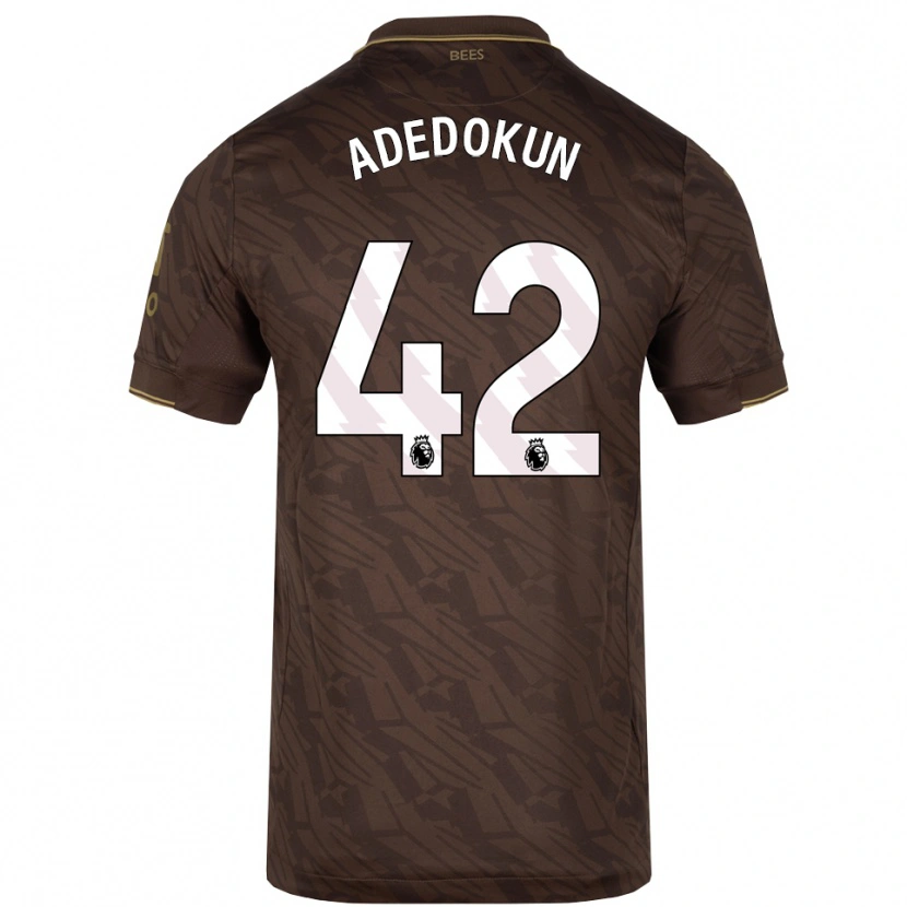 Danxen Kinder Val Adedokun #42 Braun Gold Auswärtstrikot Trikot 2025/26 T-Shirt Schweiz