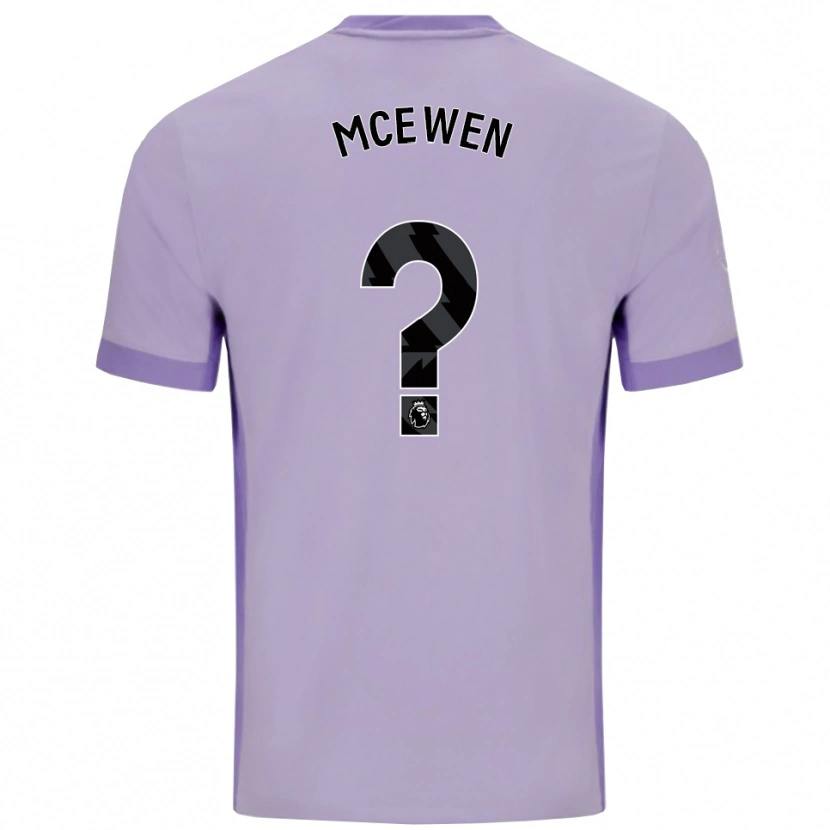 Danxen Kinder Grace Mcewen #0 Taro Lila Weiß Auswärtstrikot Trikot 2025/26 T-Shirt Schweiz
