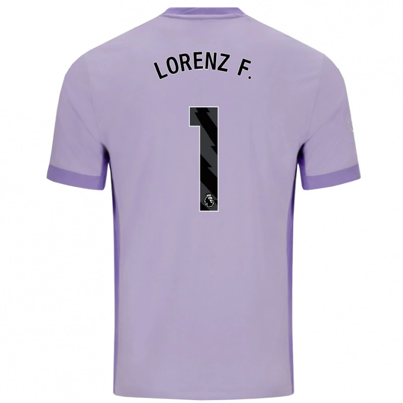Danxen Kinder Lorenz Ferdinand #1 Taro Lila Weiß Auswärtstrikot Trikot 2025/26 T-Shirt Schweiz