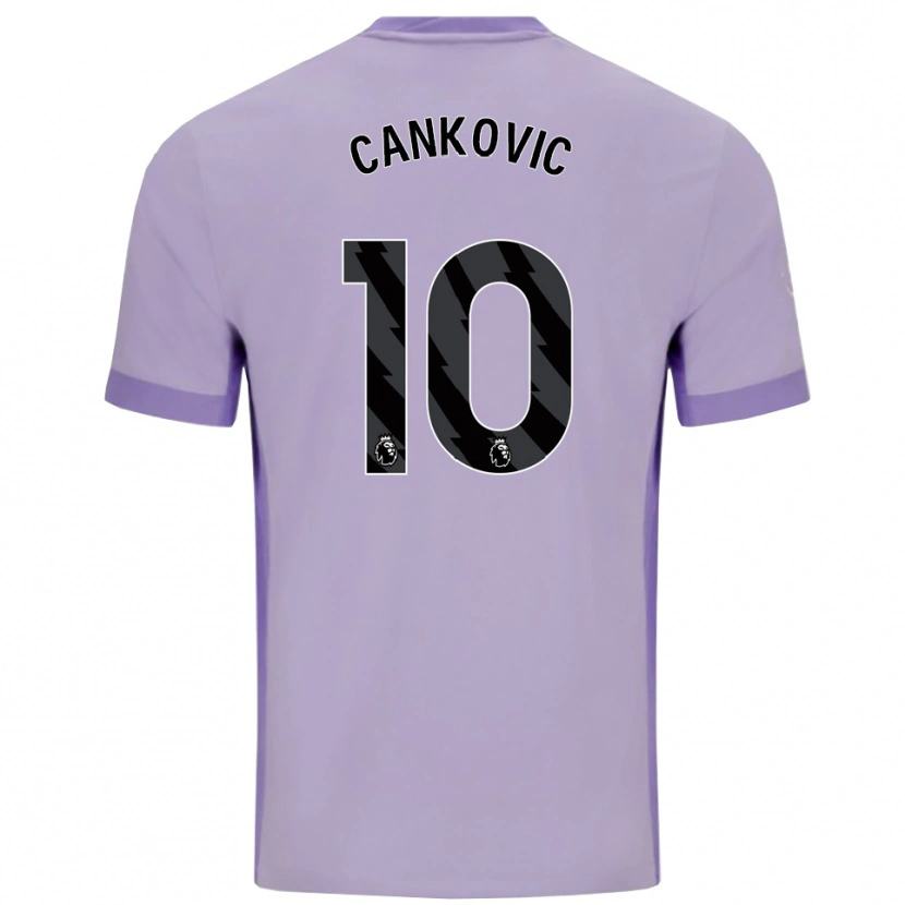 Danxen Kinder Jelena Čanković #10 Taro Lila Weiß Auswärtstrikot Trikot 2025/26 T-Shirt Schweiz