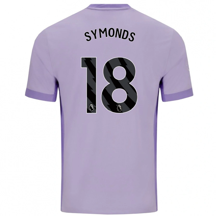 Danxen Kinder Maisie Symonds #18 Taro Lila Weiß Auswärtstrikot Trikot 2025/26 T-Shirt Schweiz