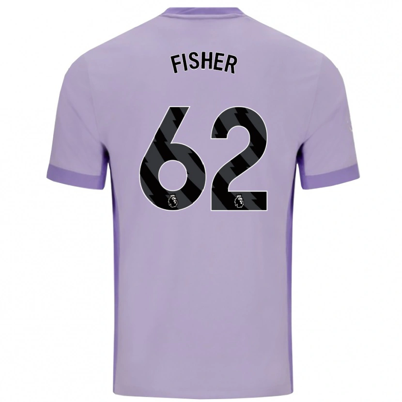Danxen Kinder Hugo Fisher #62 Taro Lila Weiß Auswärtstrikot Trikot 2025/26 T-Shirt Schweiz