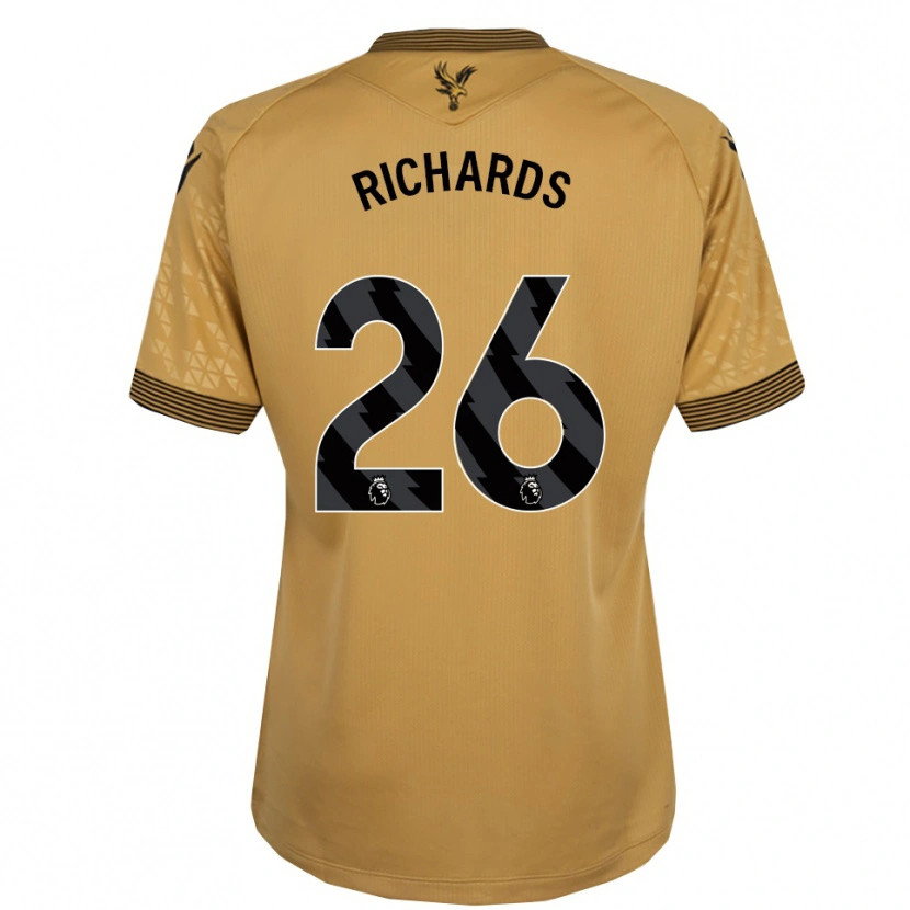 Danxen Kinder Chris Richards #26 Gold Schwarz Auswärtstrikot Trikot 2025/26 T-Shirt Schweiz