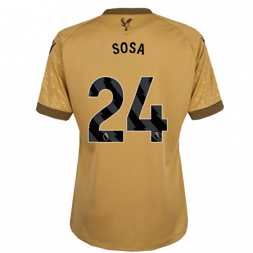 Danxen Kinder Borna Sosa #24 Gold Schwarz Auswärtstrikot Trikot 2025/26 T-Shirt Schweiz