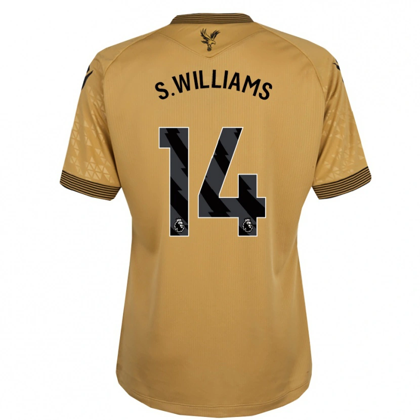 Danxen Kinder Seb Williams #14 Gold Schwarz Auswärtstrikot Trikot 2025/26 T-Shirt Schweiz