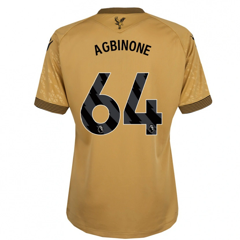 Danxen Kinder Asher Agbinone #64 Gold Schwarz Auswärtstrikot Trikot 2025/26 T-Shirt Schweiz