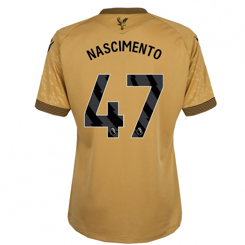 Danxen Kinder Adler Nascimento #47 Gold Schwarz Auswärtstrikot Trikot 2025/26 T-Shirt Schweiz