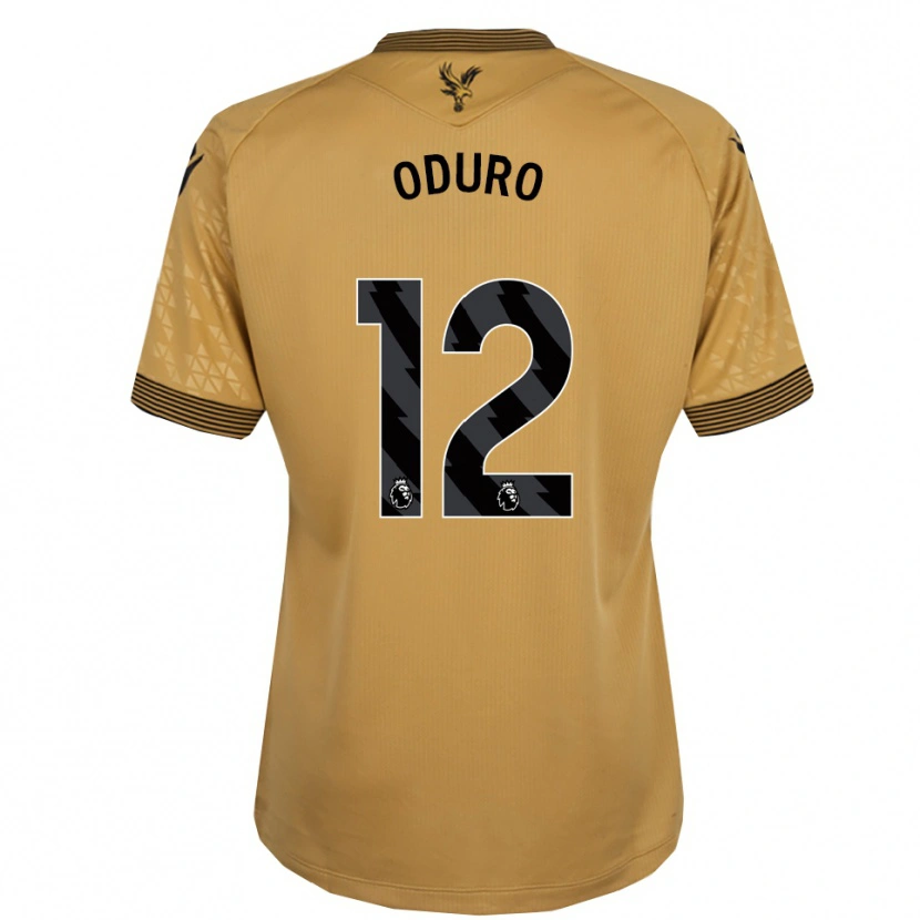 Danxen Kinder Stuart Oduro #12 Gold Schwarz Auswärtstrikot Trikot 2025/26 T-Shirt Schweiz