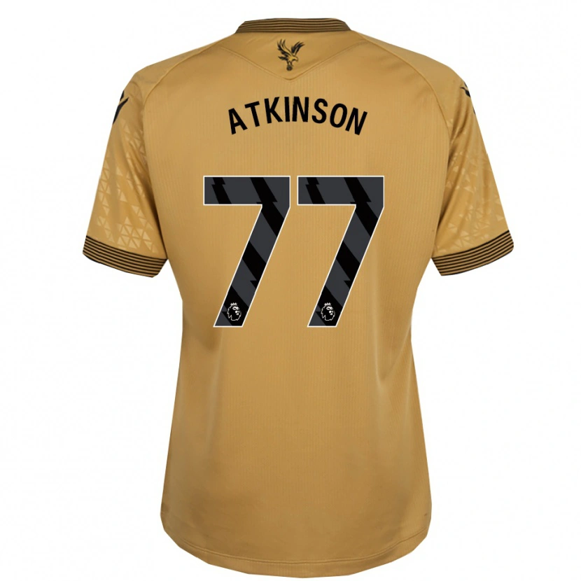 Danxen Kinder Isibeal Atkinson #77 Gold Schwarz Auswärtstrikot Trikot 2025/26 T-Shirt Schweiz
