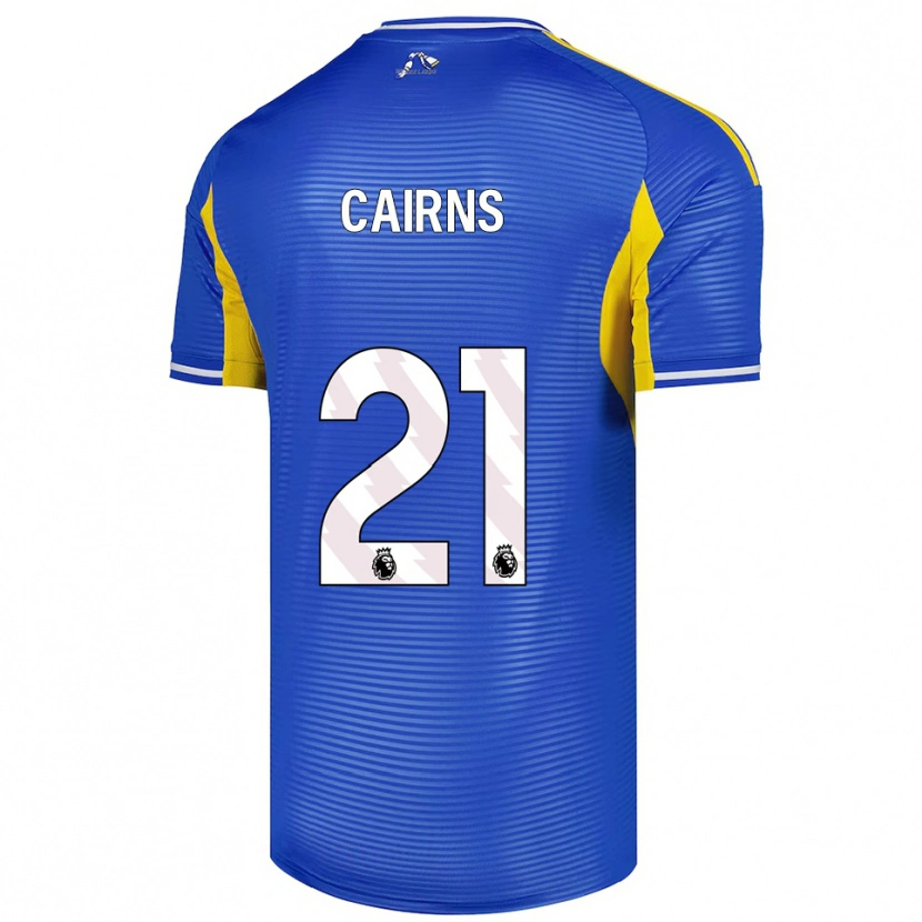 Danxen Kinder Alex Cairns #21 Blau Gelb Auswärtstrikot Trikot 2025/26 T-Shirt Schweiz