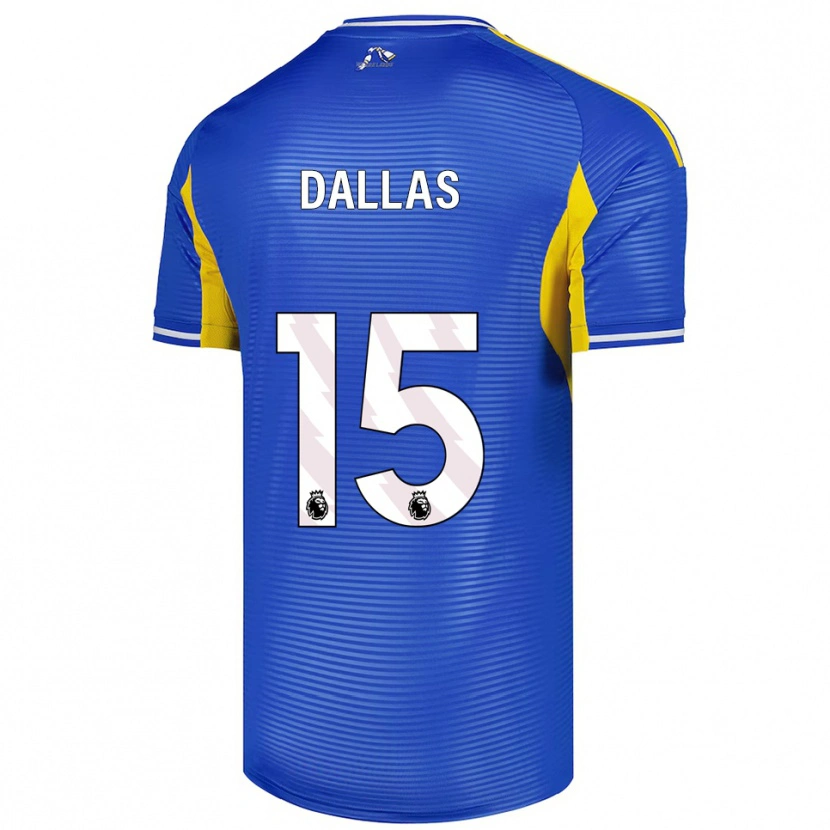 Danxen Kinder Stuart Dallas #15 Blau Gelb Auswärtstrikot Trikot 2025/26 T-Shirt Schweiz