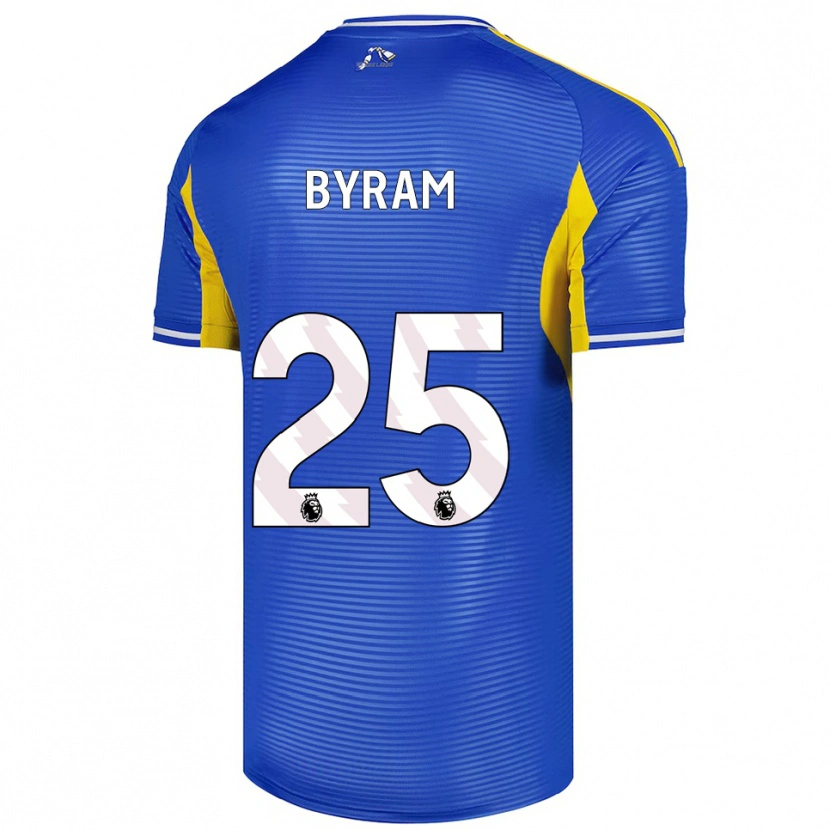 Danxen Kinder Sam Byram #25 Blau Gelb Auswärtstrikot Trikot 2025/26 T-Shirt Schweiz