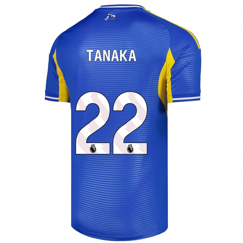 Danxen Kinder Ao Tanaka #22 Blau Gelb Auswärtstrikot Trikot 2025/26 T-Shirt Schweiz