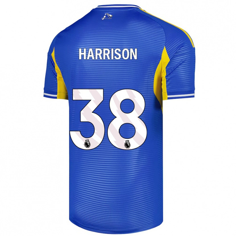 Danxen Kinder Jack Harrison #38 Blau Gelb Auswärtstrikot Trikot 2025/26 T-Shirt Schweiz