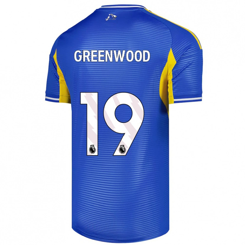Danxen Kinder Sam Greenwood #19 Blau Gelb Auswärtstrikot Trikot 2025/26 T-Shirt Schweiz