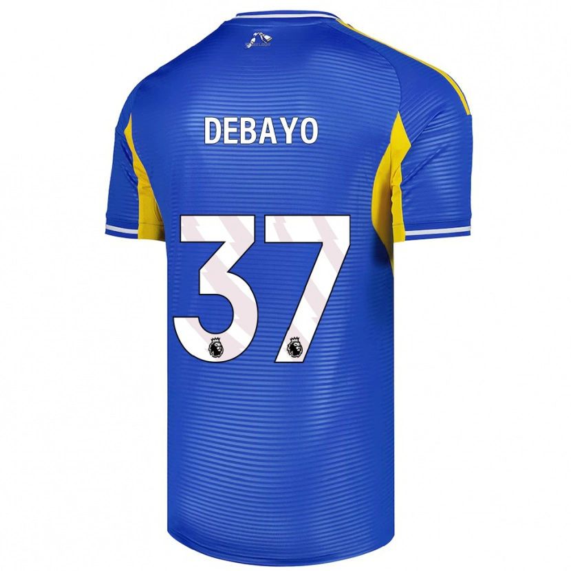 Danxen Kinder James Debayo #37 Blau Gelb Auswärtstrikot Trikot 2025/26 T-Shirt Schweiz