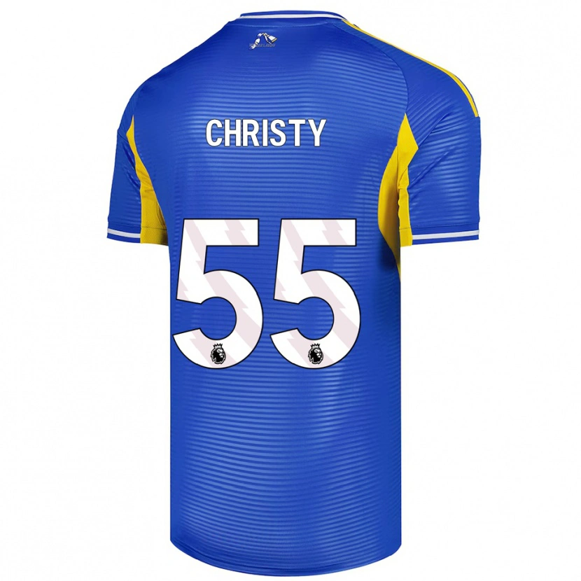 Danxen Kinder Harry Christy #55 Blau Gelb Auswärtstrikot Trikot 2025/26 T-Shirt Schweiz