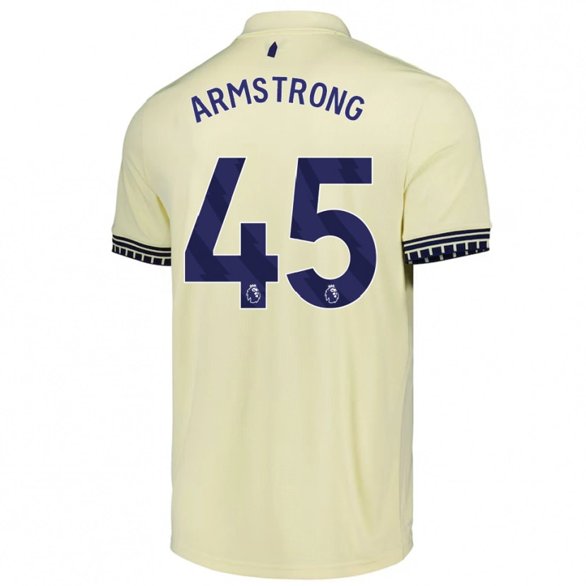 Danxen Kinder Harrison Armstrong #45 Creme Weiß Schwarz Auswärtstrikot Trikot 2025/26 T-Shirt Schweiz