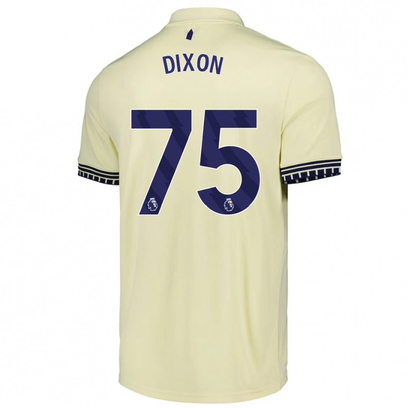 Danxen Kinder Roman Dixon #75 Creme Weiß Schwarz Auswärtstrikot Trikot 2025/26 T-Shirt Schweiz