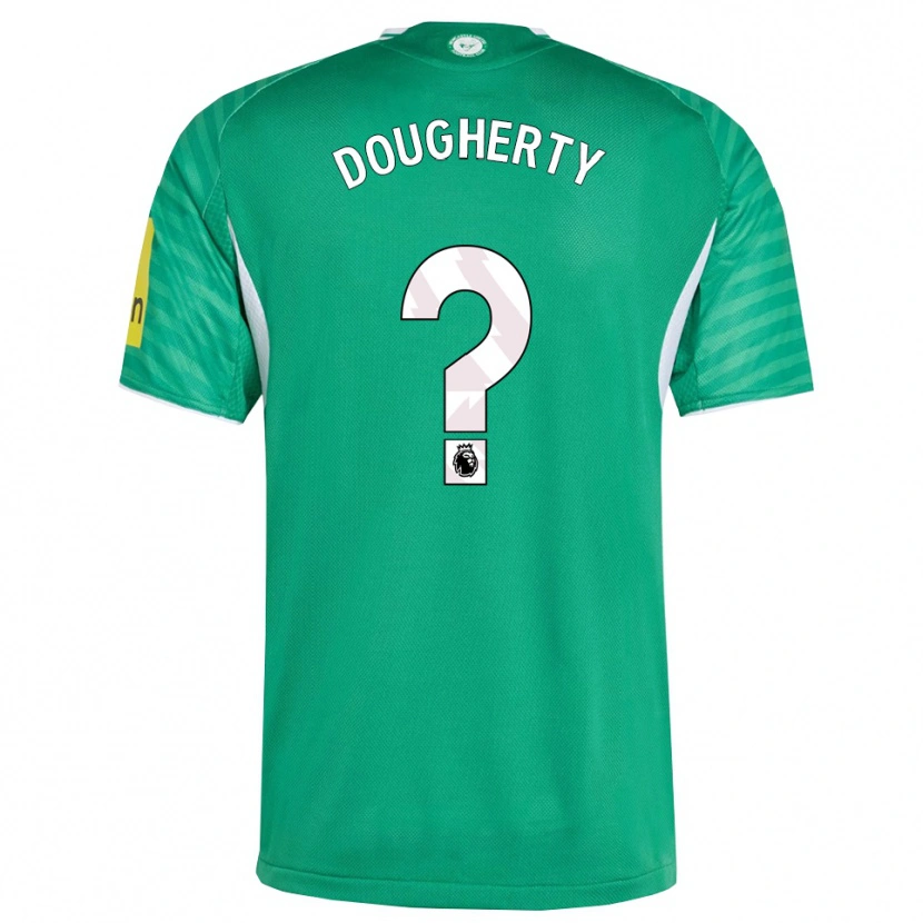 Danxen Kinder Ryan Dougherty #0 Grün Weiß Auswärtstrikot Trikot 2025/26 T-Shirt Schweiz