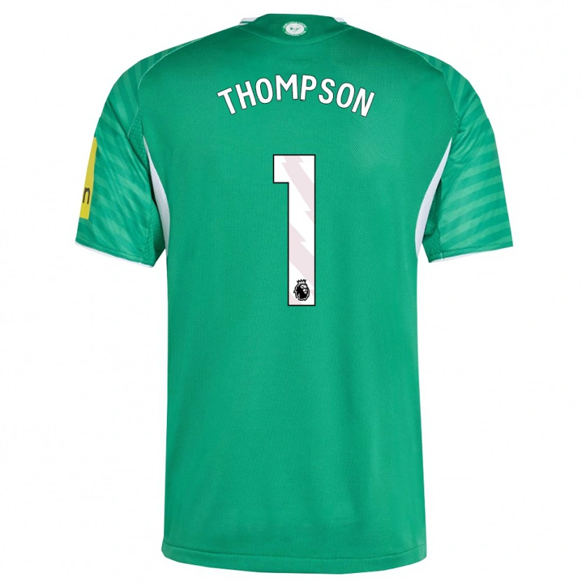 Danxen Kinder Max Thompson #1 Grün Weiß Auswärtstrikot Trikot 2025/26 T-Shirt Schweiz