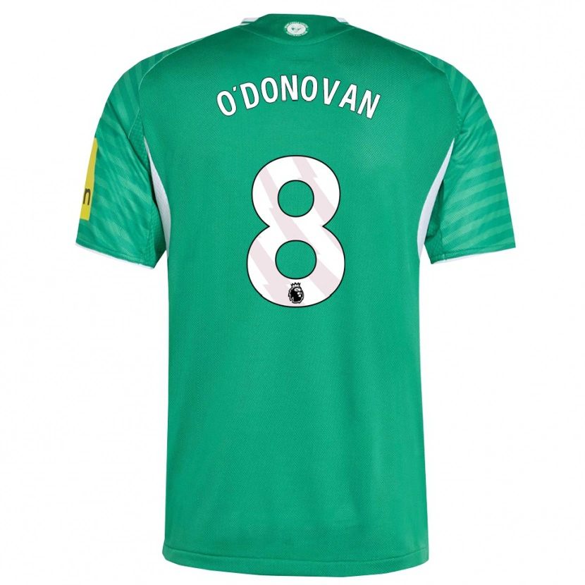 Danxen Kinder Alex O'donovan #8 Grün Weiß Auswärtstrikot Trikot 2025/26 T-Shirt Schweiz