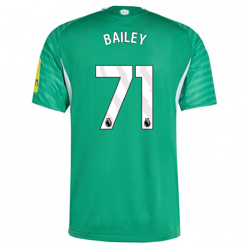Danxen Kinder Scott Bailey #71 Grün Weiß Auswärtstrikot Trikot 2025/26 T-Shirt Schweiz